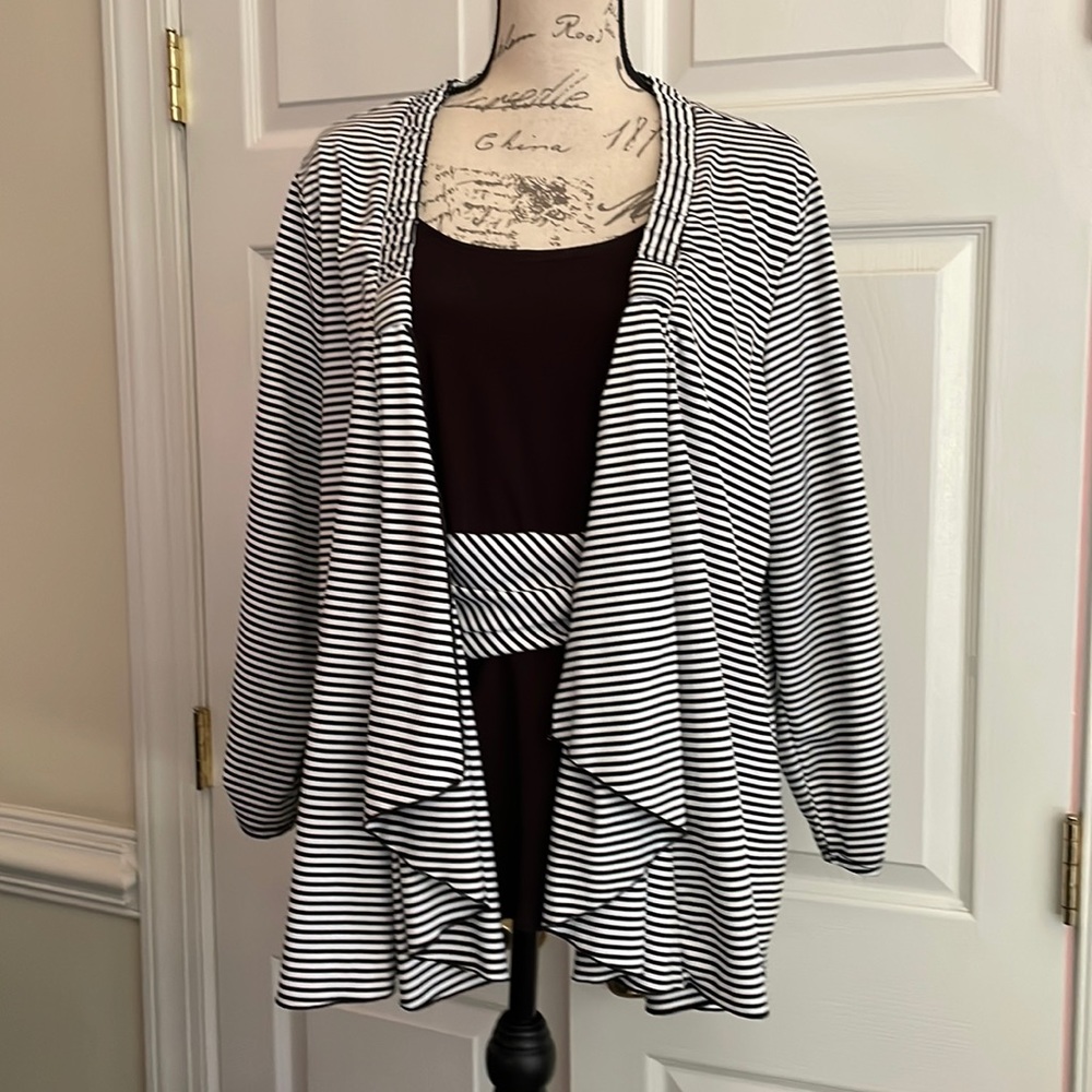 Perception’s cardigan and tank top